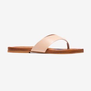 Intervalle Amy Leather Sandal in Nude, New Size 40
